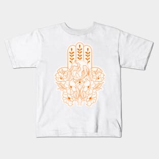 Hamsa Koi (Orange) Kids T-Shirt